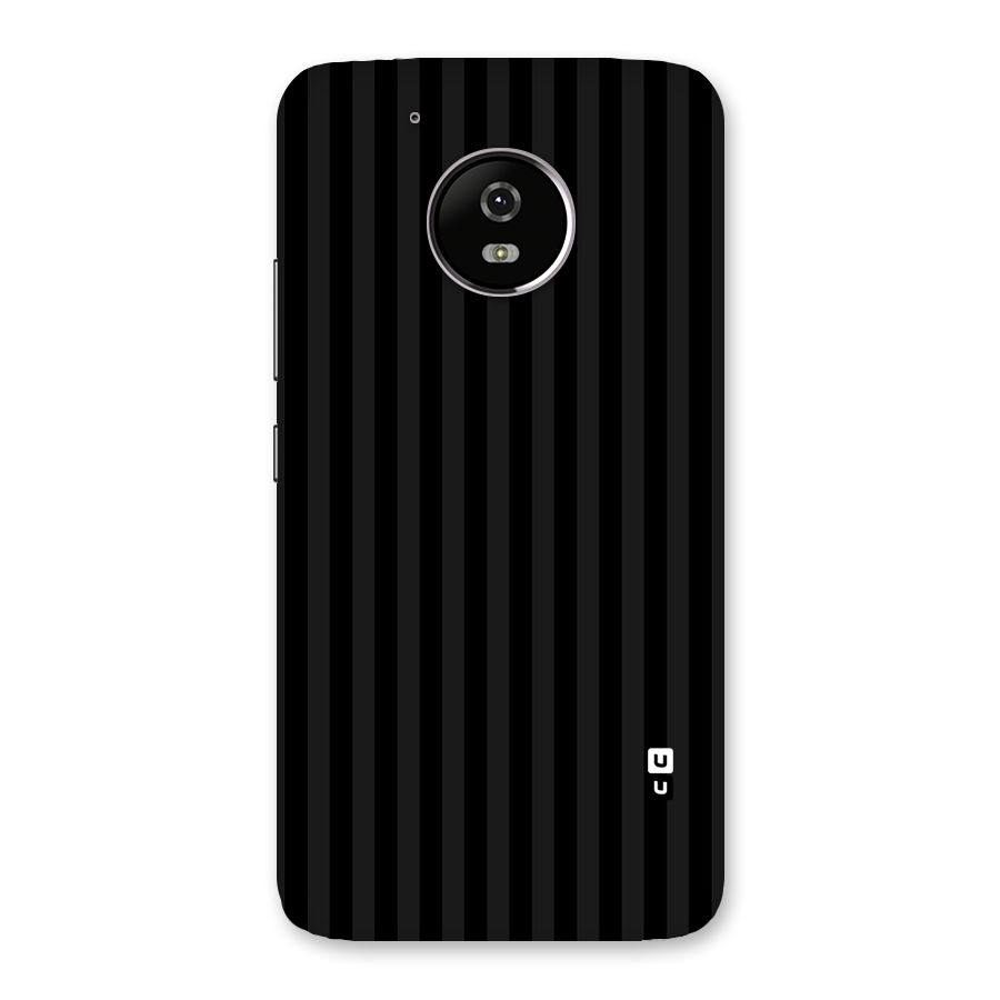 Pleasing Dark Stripes Back Case for Moto G5