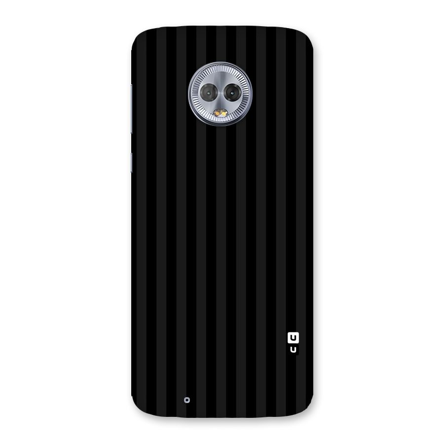 Pleasing Dark Stripes Back Case for Moto G6