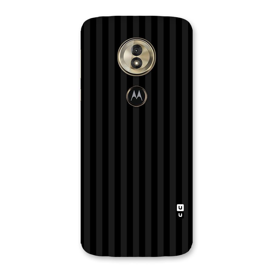 Pleasing Dark Stripes Back Case for Moto G6 Play