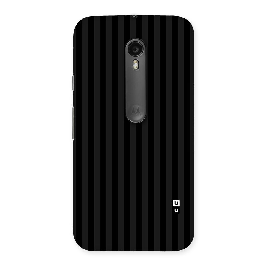 Pleasing Dark Stripes Back Case for Moto G Turbo