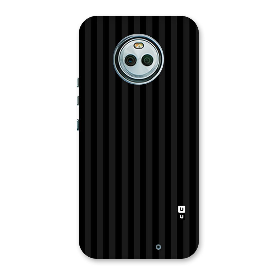 Pleasing Dark Stripes Back Case for Moto X4