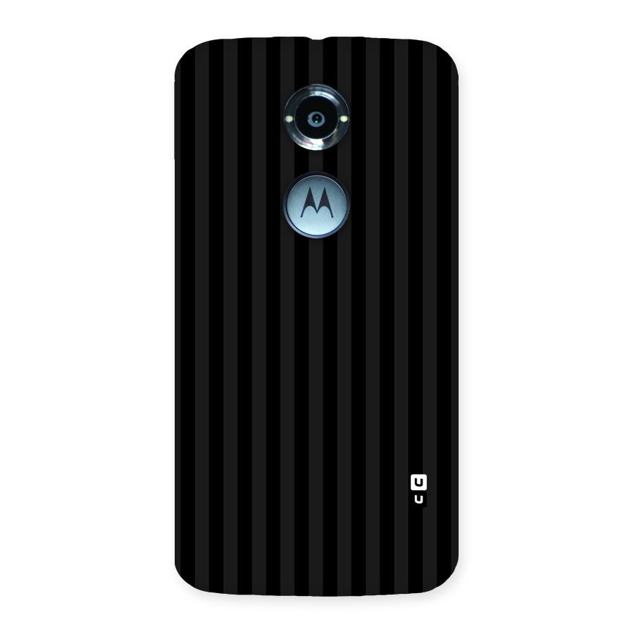Pleasing Dark Stripes Back Case for Moto X 2nd Gen