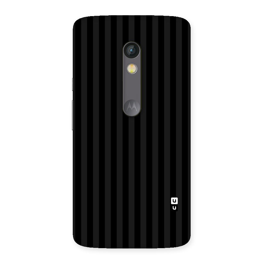 Pleasing Dark Stripes Back Case for Moto X Play
