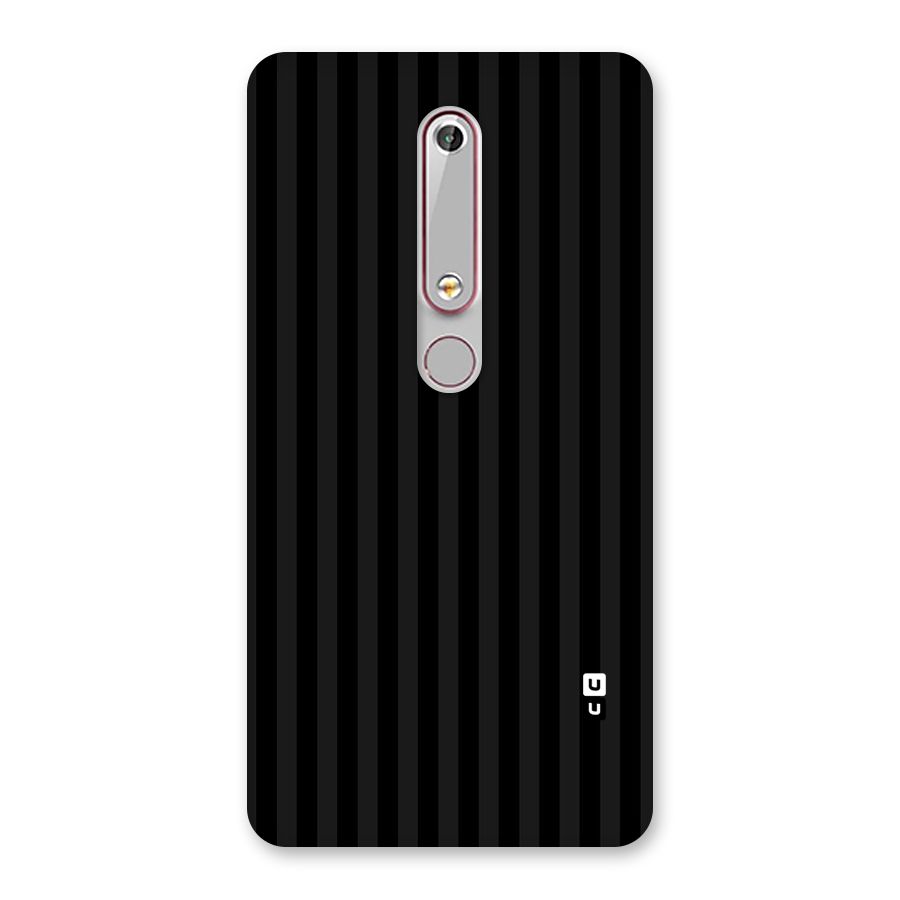 Pleasing Dark Stripes Back Case for Nokia 6.1