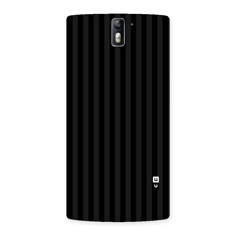 Pleasing Dark Stripes Back Case for One Plus One