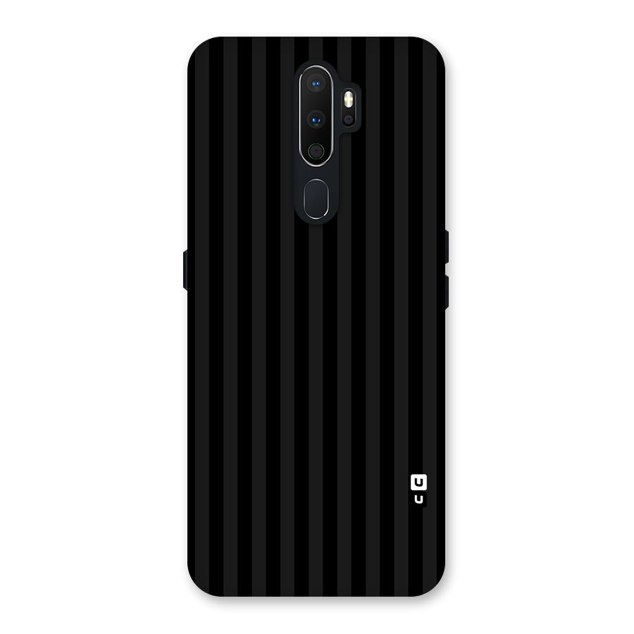 Pleasing Dark Stripes Back Case for Oppo A5 (2020)