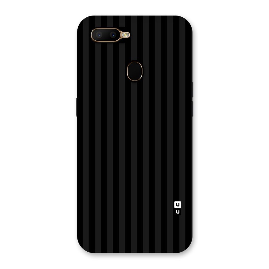 Pleasing Dark Stripes Back Case for Oppo A5s