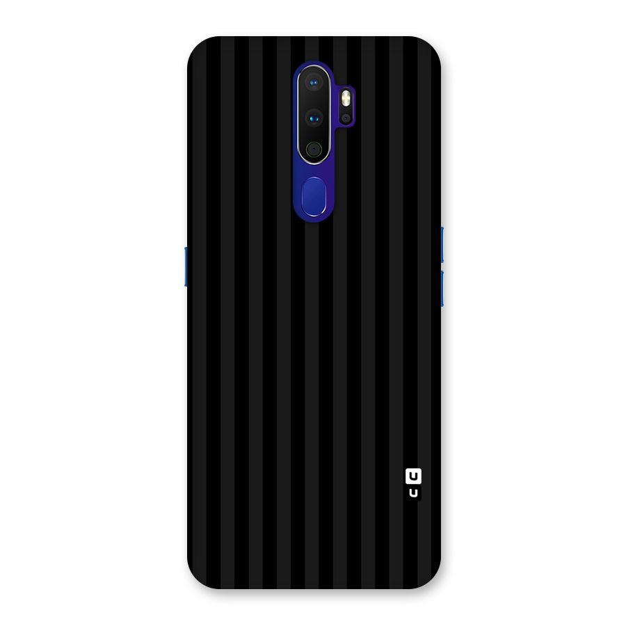 Pleasing Dark Stripes Back Case for Oppo A9 (2020)