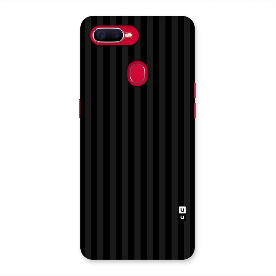 Pleasing Dark Stripes Back Case for Oppo F9 Pro
