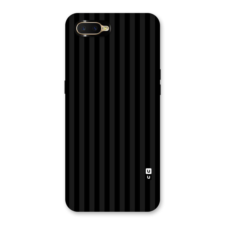 Pleasing Dark Stripes Back Case for Oppo K1