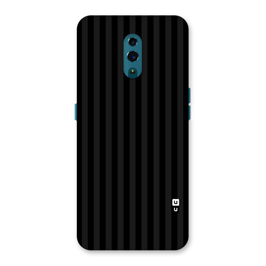 Pleasing Dark Stripes Back Case for Oppo Reno