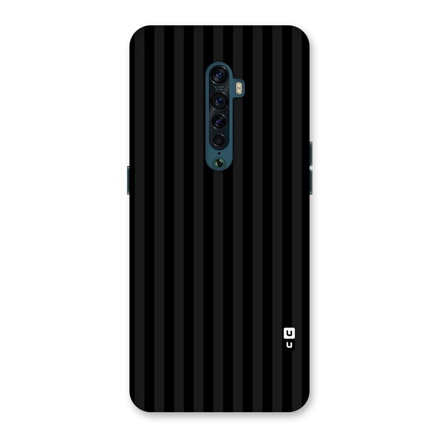 Pleasing Dark Stripes Back Case for Oppo Reno2