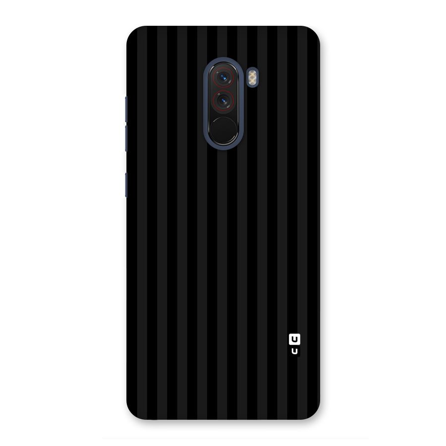 Pleasing Dark Stripes Back Case for Poco F1