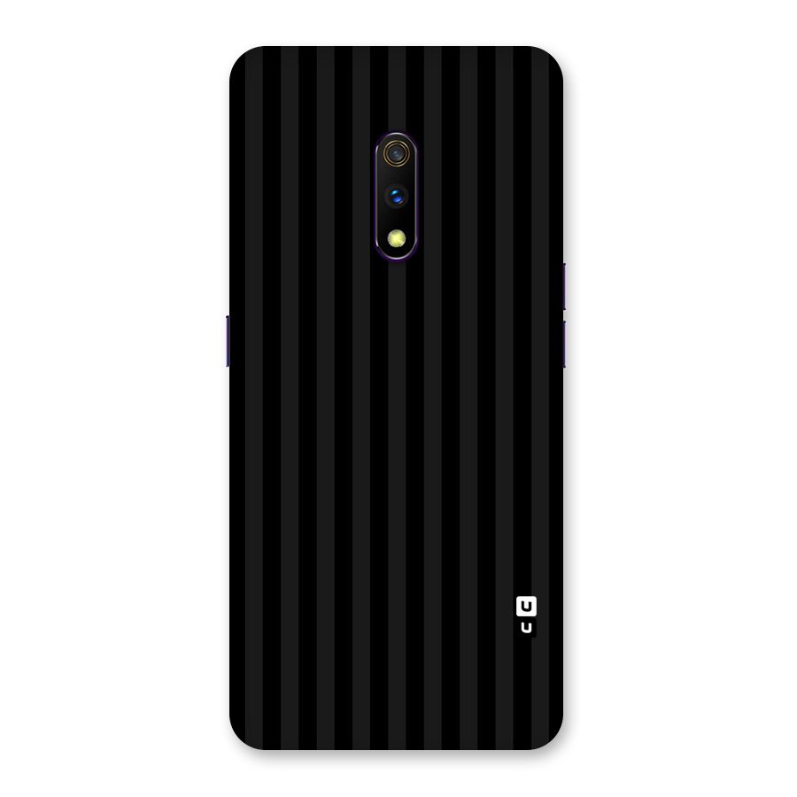 Pleasing Dark Stripes Back Case for Realme X