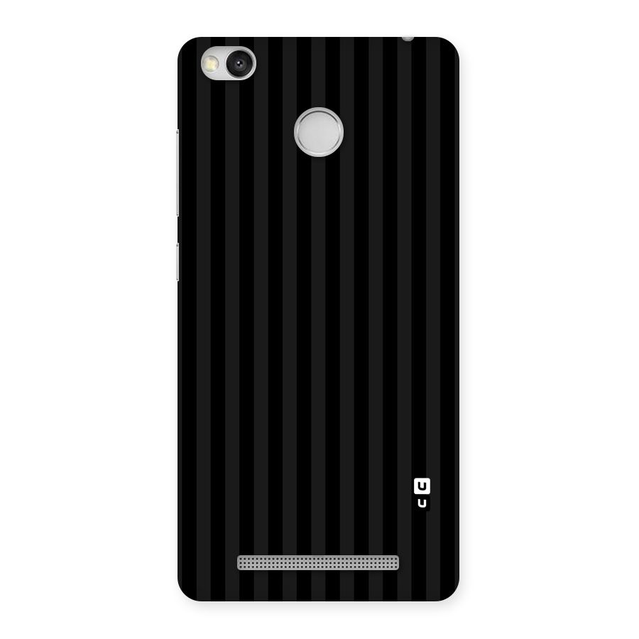 Pleasing Dark Stripes Back Case for Redmi 3S Prime
