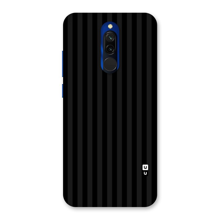 Pleasing Dark Stripes Back Case for Redmi 8