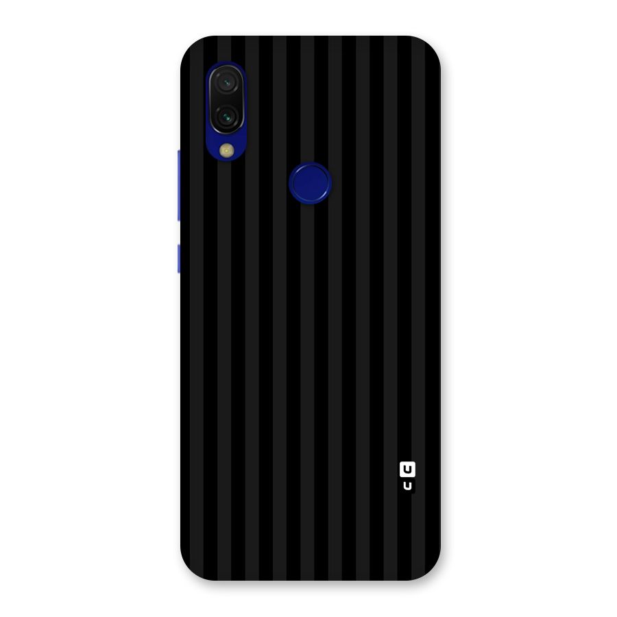 Pleasing Dark Stripes Back Case for Redmi Y3