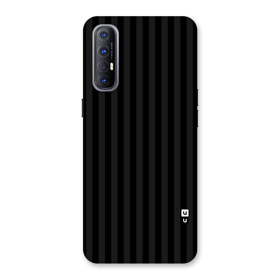 Pleasing Dark Stripes Back Case for Reno3 Pro