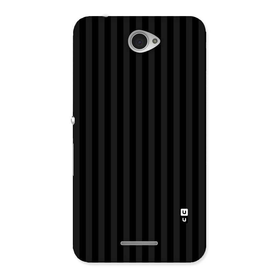 Pleasing Dark Stripes Back Case for Sony Xperia E4