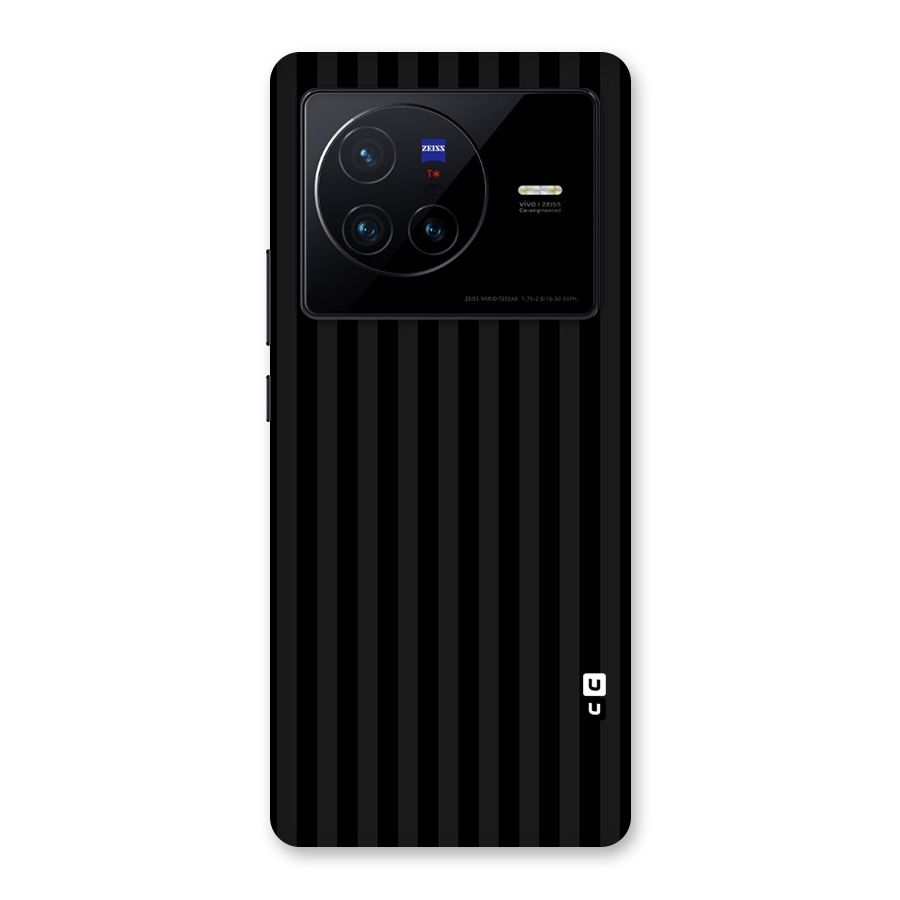 Pleasing Dark Stripes Back Case for Vivo X80