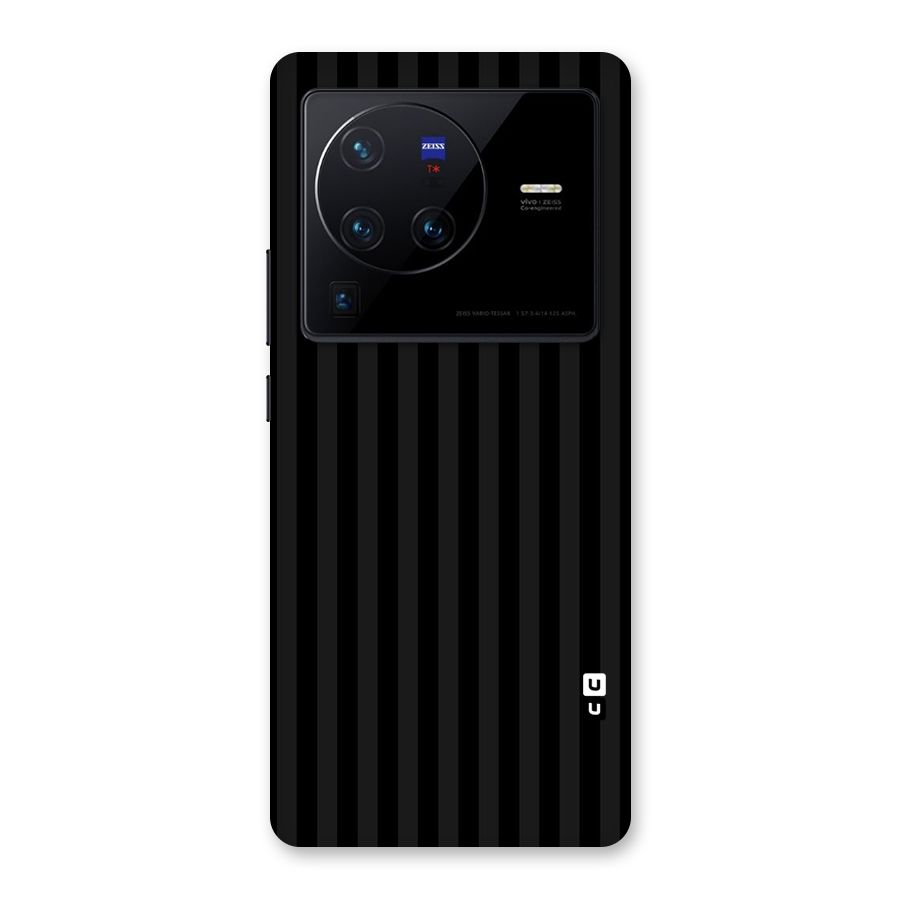 Pleasing Dark Stripes Back Case for Vivo X80 Pro