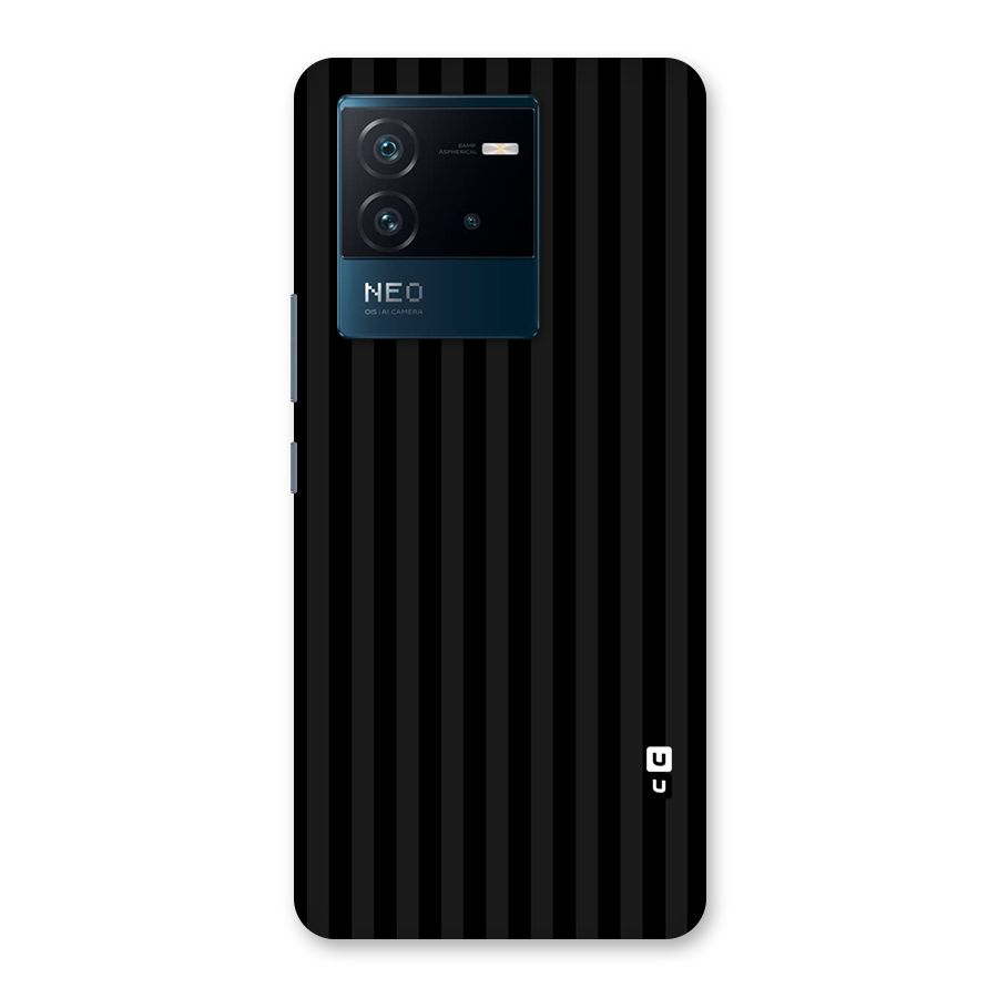 Pleasing Dark Stripes Back Case for Vivo iQOO Neo 6 5G