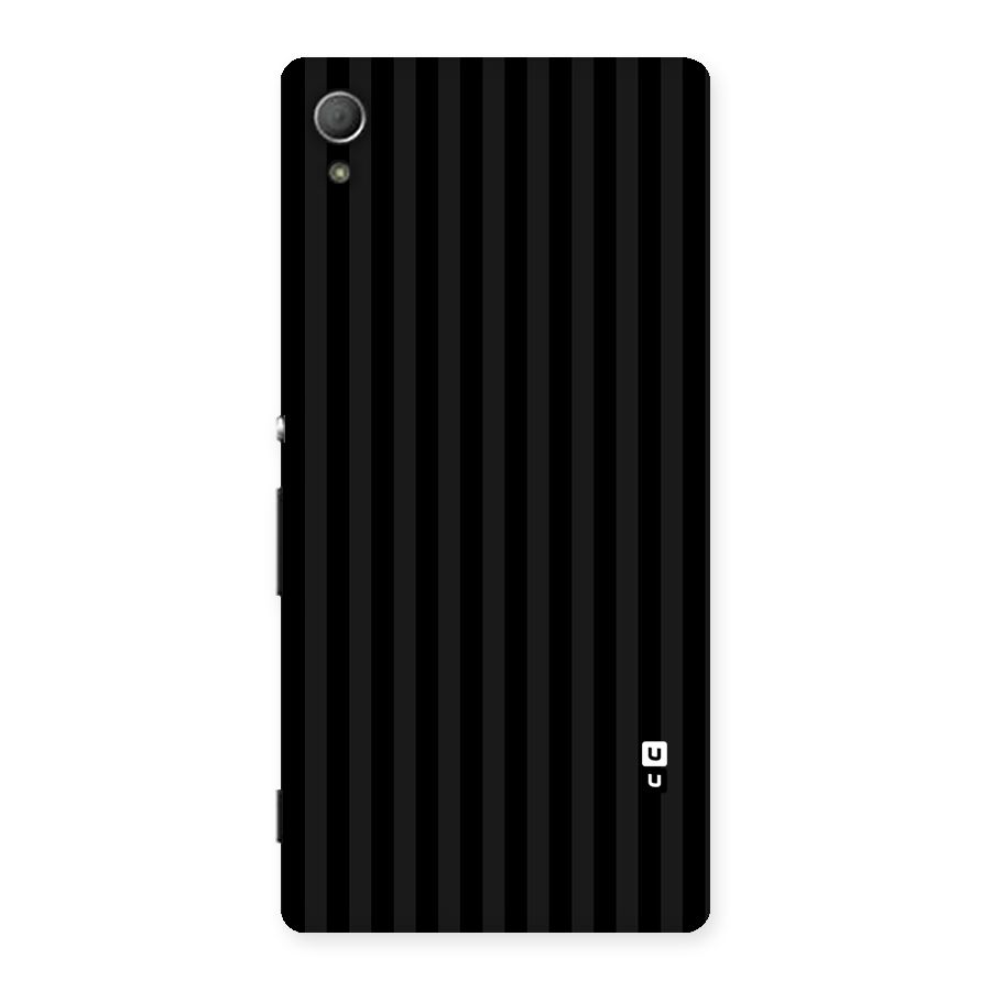 Pleasing Dark Stripes Back Case for Xperia Z3 Plus