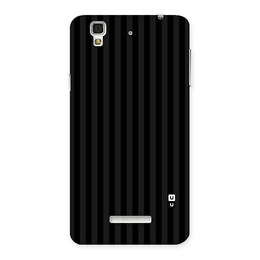 Pleasing Dark Stripes Back Case for YU Yureka Plus