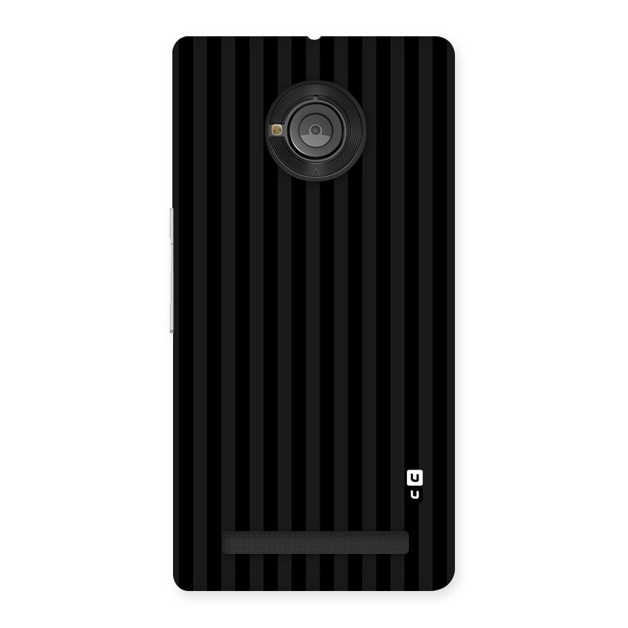 Pleasing Dark Stripes Back Case for Yu Yunique