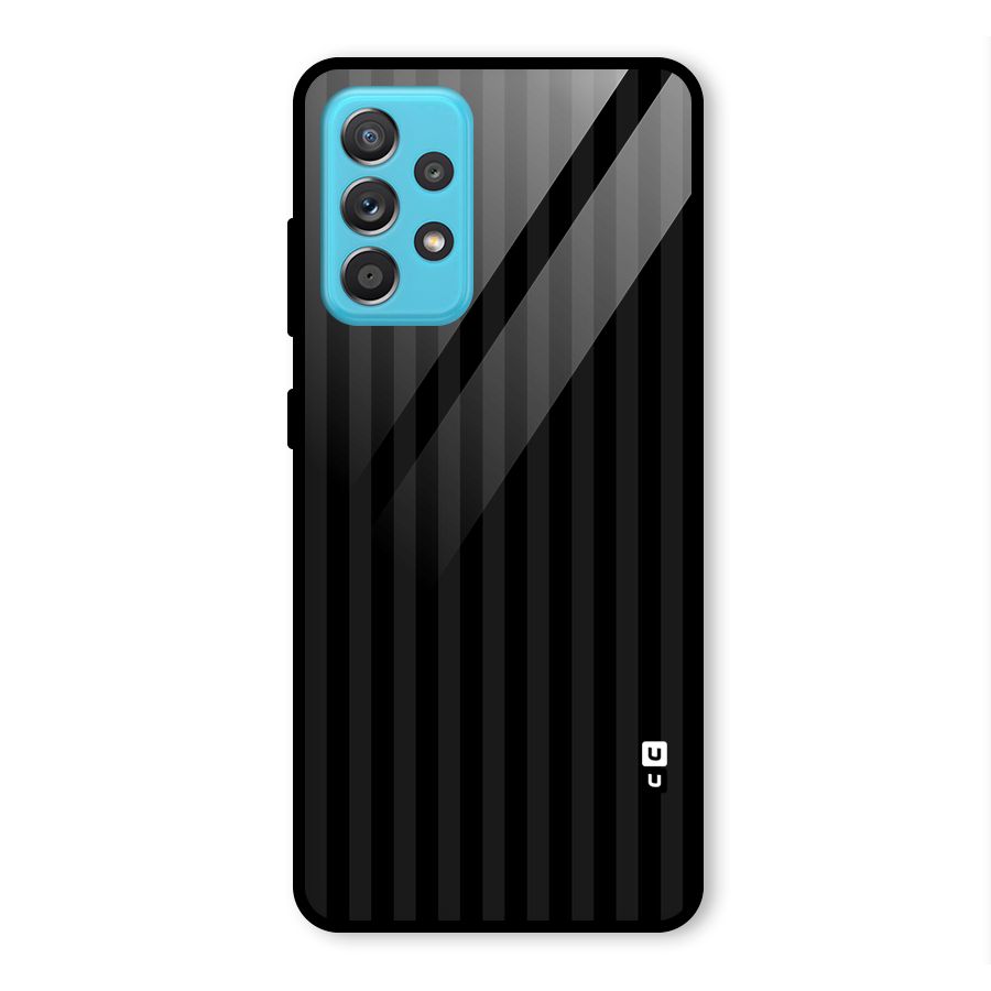 Pleasing Dark Stripes Glass Back Case for Galaxy A52s 5G