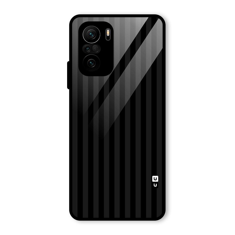 Pleasing Dark Stripes Glass Back Case for Mi 11X Pro