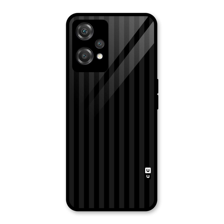 Pleasing Dark Stripes Glass Back Case for OnePlus Nord CE 2 Lite 5G