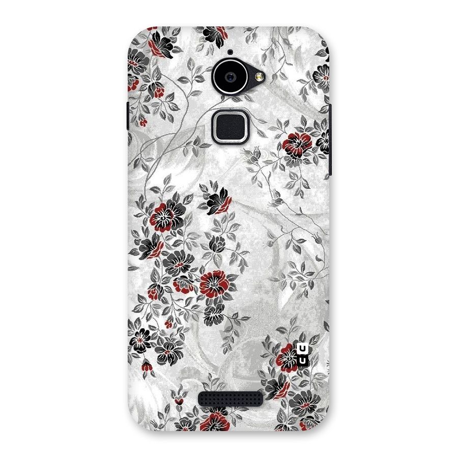 Pleasing Grey Floral Back Case for Coolpad Note 3 Lite