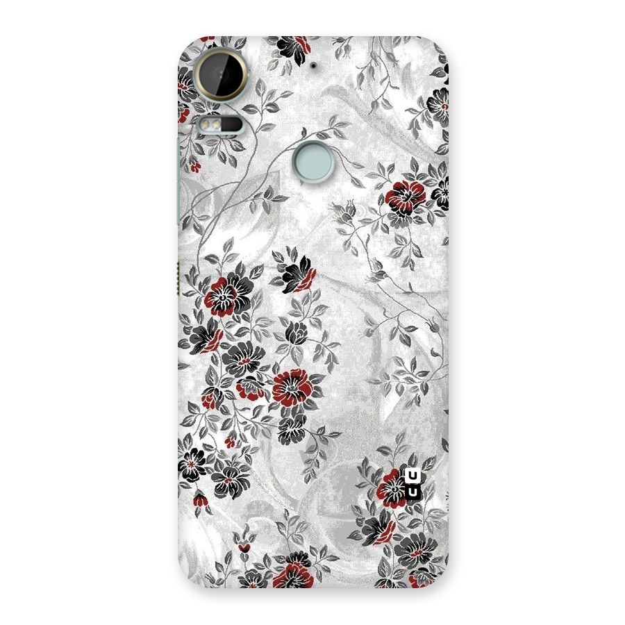 Pleasing Grey Floral Back Case for Desire 10 Pro