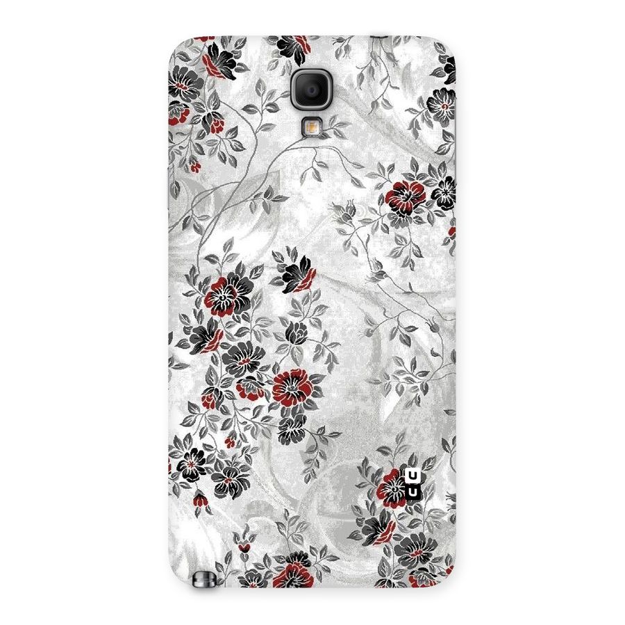 Pleasing Grey Floral Back Case for Galaxy Note 3 Neo