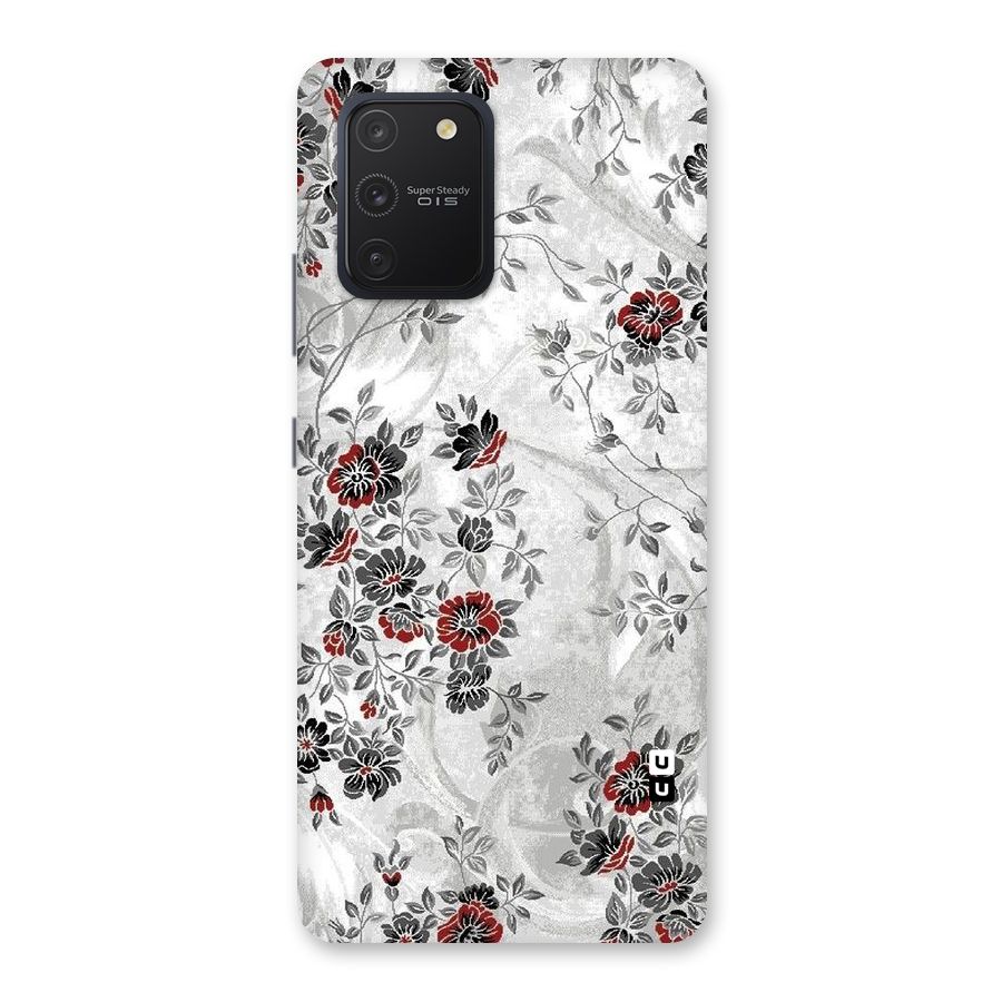 Pleasing Grey Floral Back Case for Galaxy S10 Lite