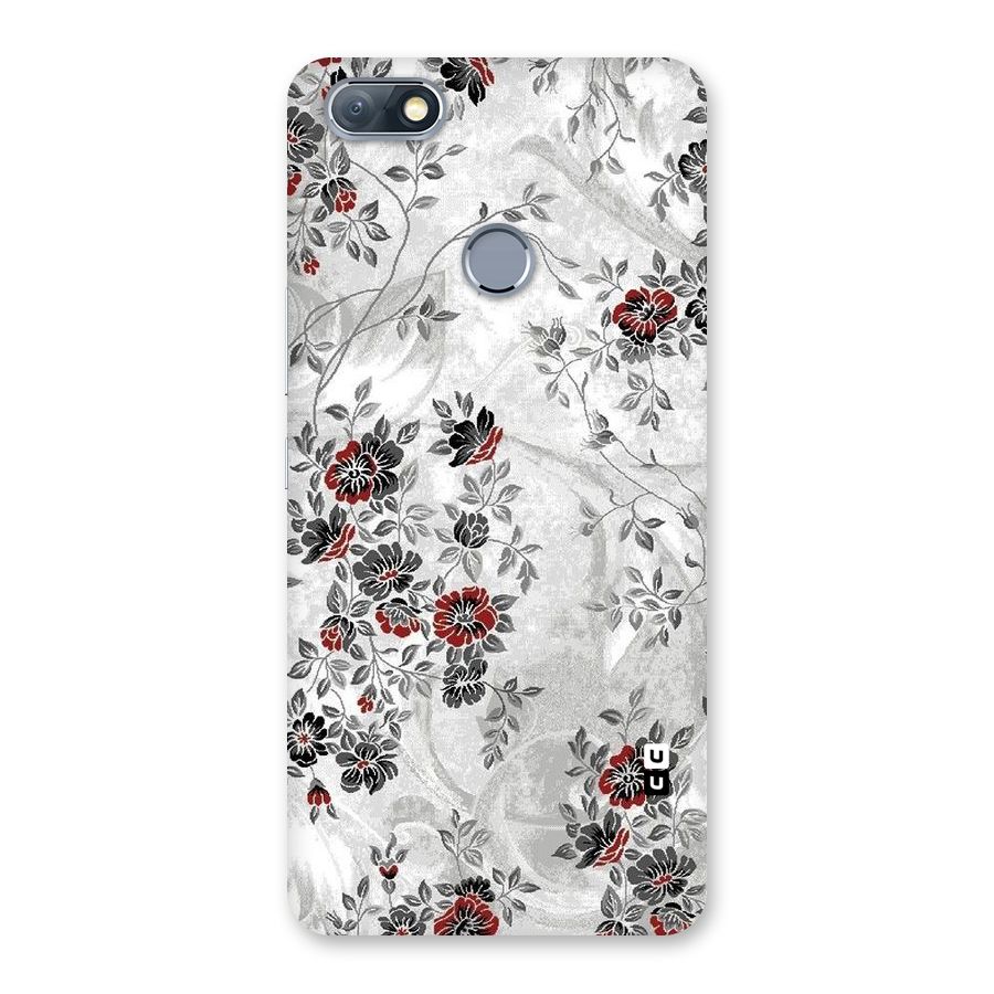 Pleasing Grey Floral Back Case for Infinix Note 5