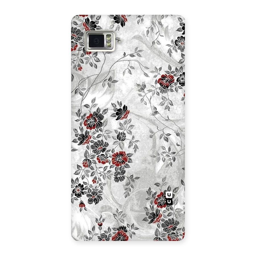 Pleasing Grey Floral Back Case for Vibe Z2 Pro K920