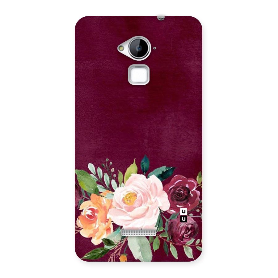 Plum Floral Design Back Case for Coolpad Note 3