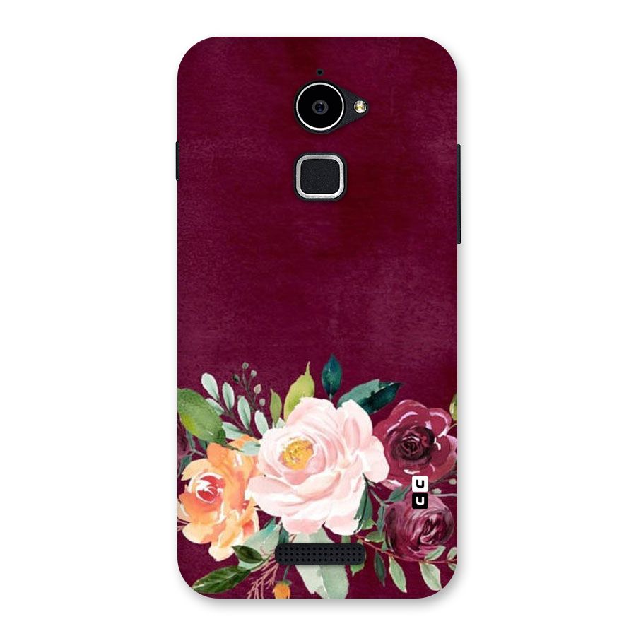 Plum Floral Design Back Case for Coolpad Note 3 Lite