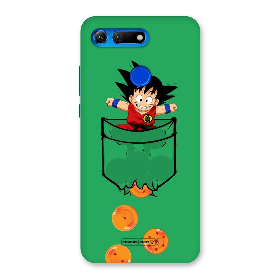 Pocket Cute Goku Back Case for Honor View 20