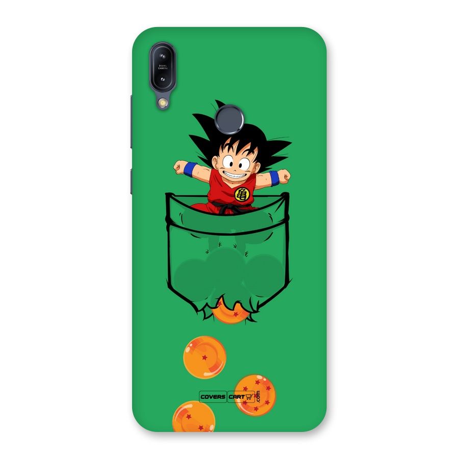 Pocket Cute Goku Back Case for Zenfone Max M2
