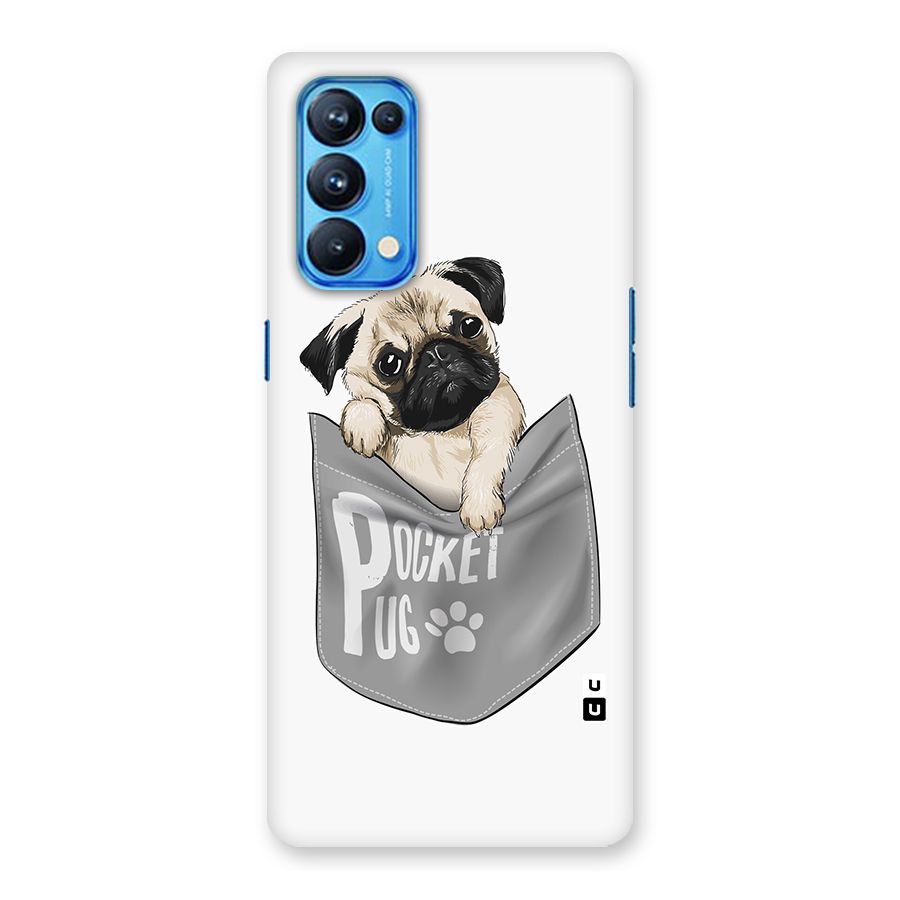 Pocket Pug Back Case for Oppo Reno5 Pro 5G