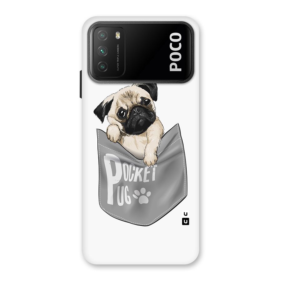 Pocket Pug Back Case for Poco M3