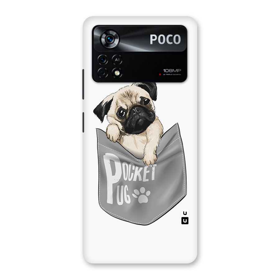 Pocket Pug Back Case for Poco X4 Pro 5G