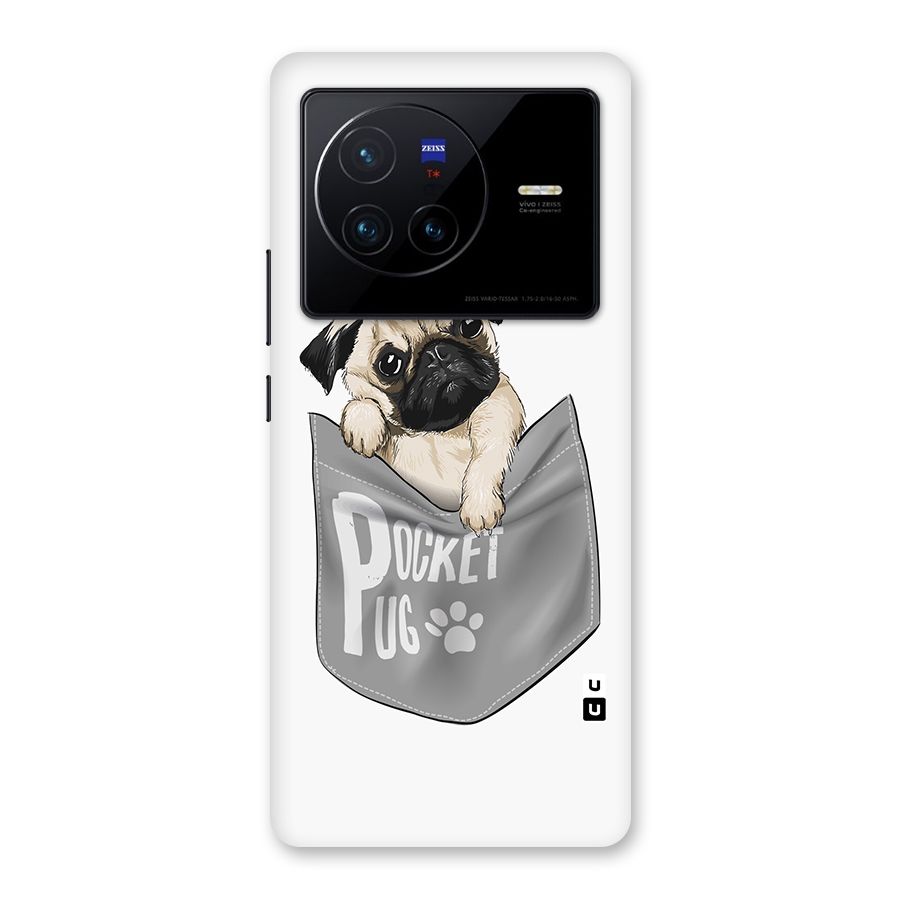 Pocket Pug Back Case for Vivo X80