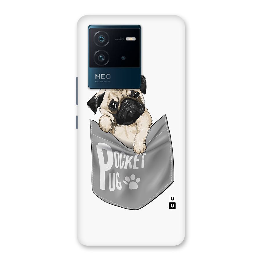 Pocket Pug Back Case for Vivo iQOO Neo 6 5G