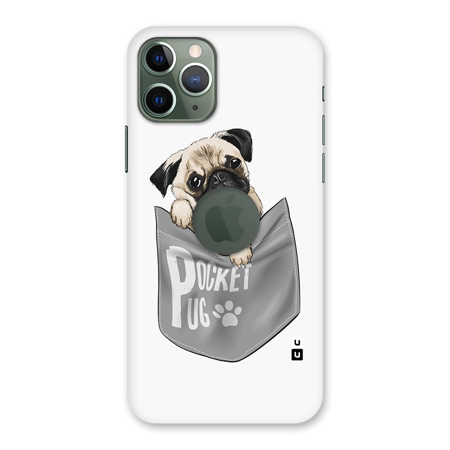 Pocket Pug Back Case for iPhone 11 Pro Logo  Cut