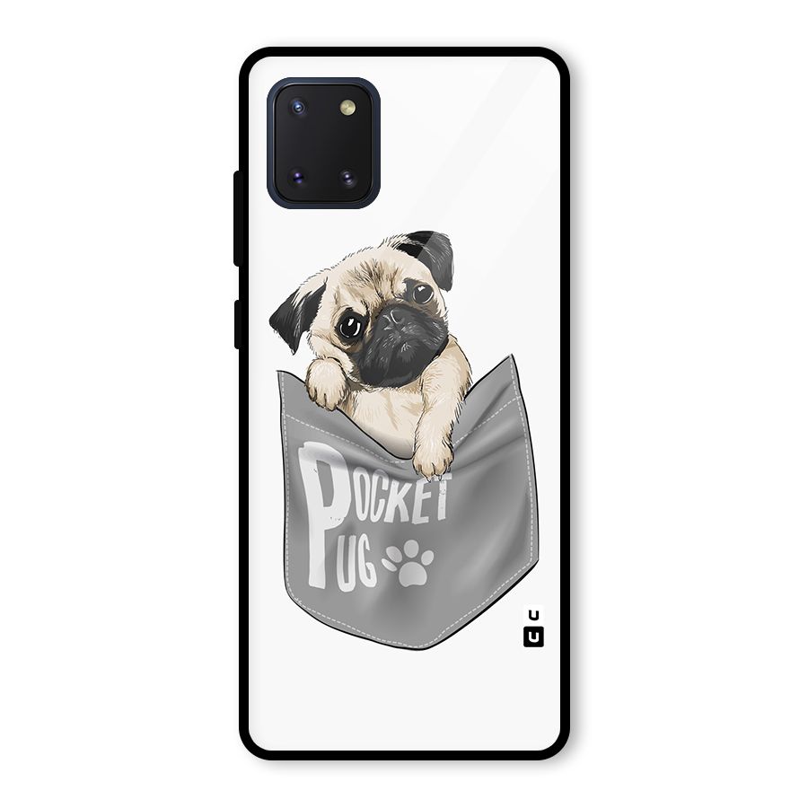 Pocket Pug Glass Back Case for Galaxy Note 10 Lite
