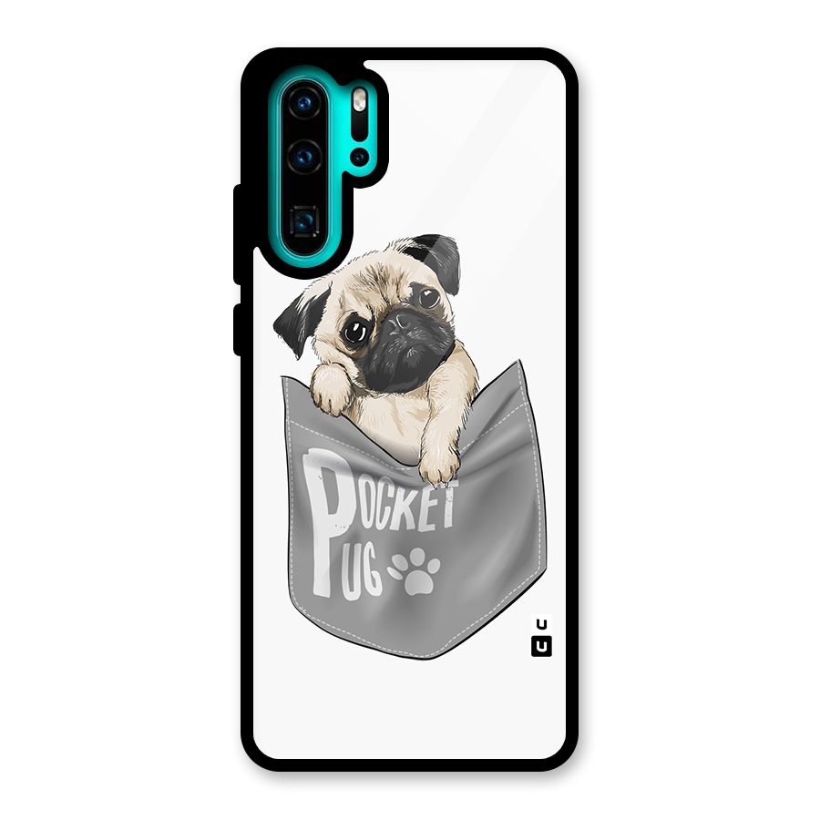 Pocket Pug Glass Back Case for Huawei P30 Pro